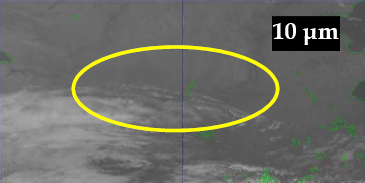 Infrared fog (with a wavelength of 10 microns)
