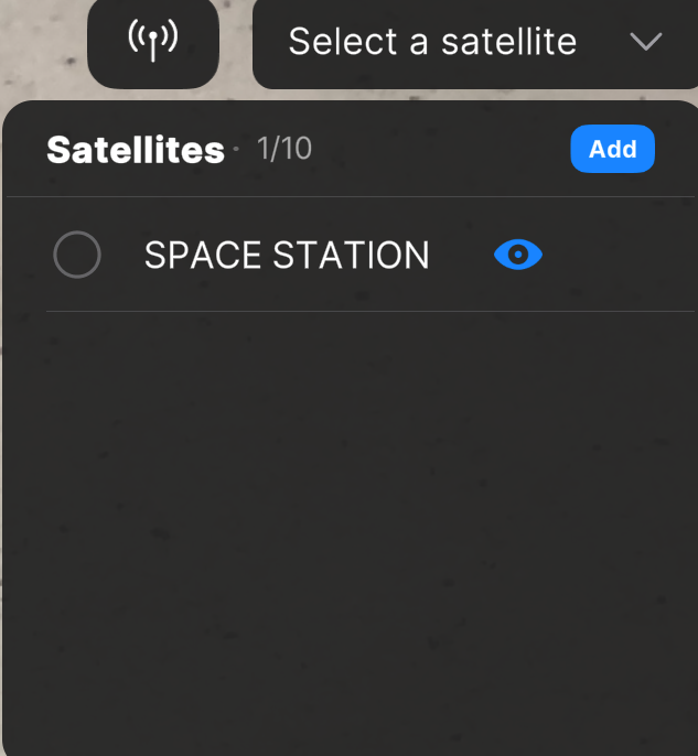Satellite&#39;s list