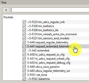 Advanced Telemetry request