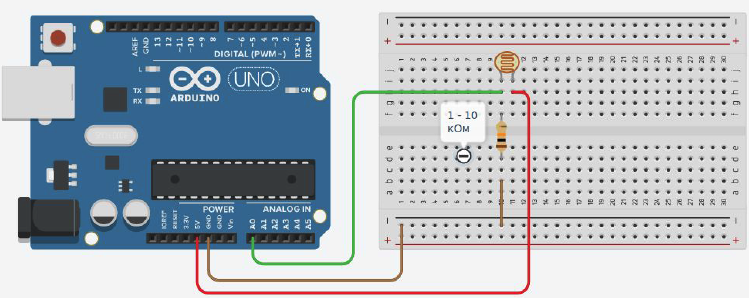 Photoresistor circuit