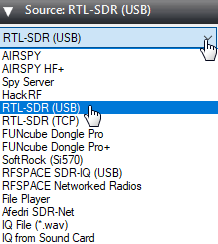 Radio type selection