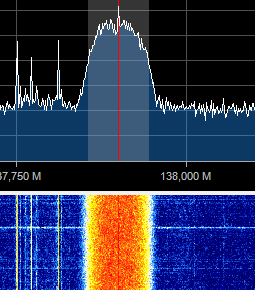 Signal from the Meteor-M 2 satellite