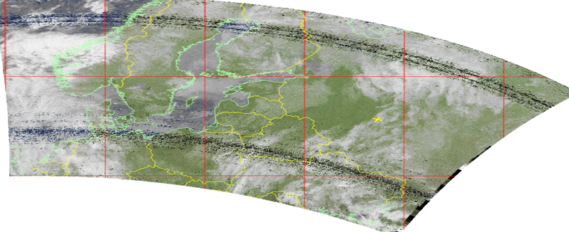Equally large cylindrical проекция