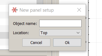 New panel settings